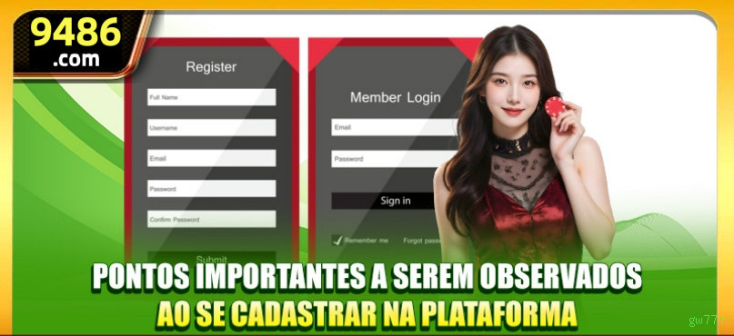 Registro gw777 - cadastro rápido